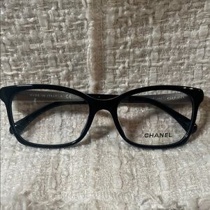 Authentic CHANEL Elegant Black Glasses 3332-A c.501